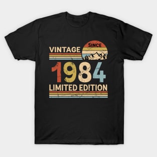 Vintage Since 1984 Limited Edition 39th Birthday Gift Vintage Men's T-Shirt